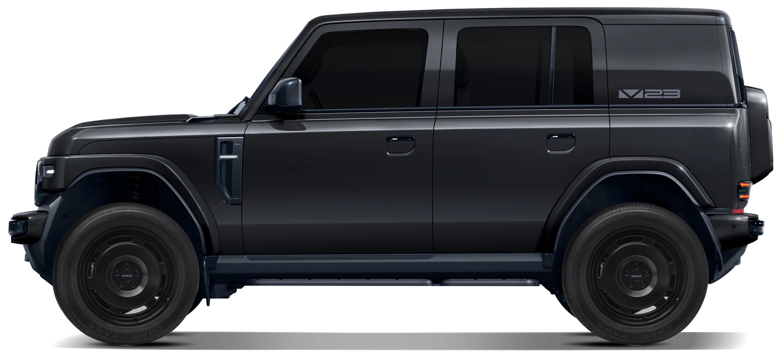 iCAR V27 warna Carbon Black