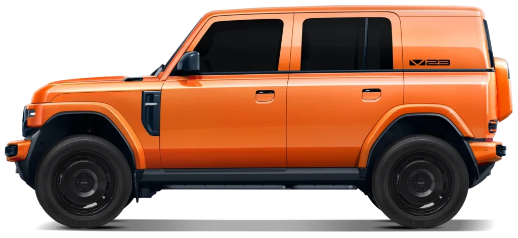 iCAR V23 warna Warm Orange - model iCAR Jakarta