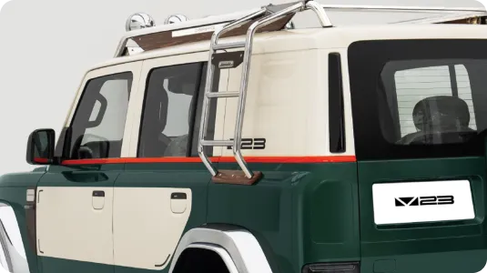 v23 pro exterior 5 retro chrome side ladder