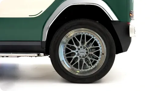 v23 pro exterior 6 retro chrome wheel at pirelli tire